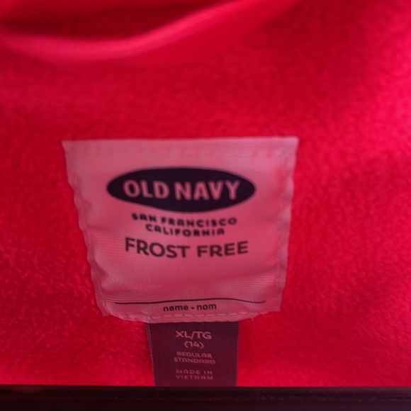 Old Navy Frost Free Vest Neon Orange Youth XL - Picture 5 of 7